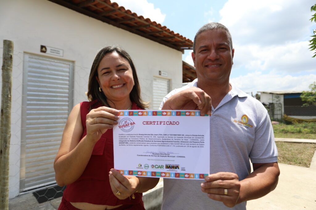 Bahia entrega primeiras certificações SUSAF e se torna pioneira no Norte e Nordeste Bahia entrega primeiras certificações SUSAF e se torna pioneira no Norte e Nordeste